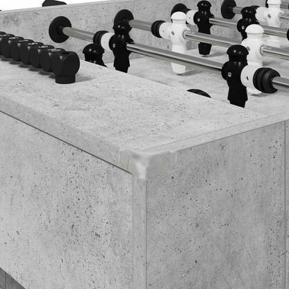 vidaXL Fußballtisch Beton Grau 146,5 x 74 x 85 cm Holzwerkstoff