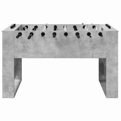 vidaXL Fußballtisch Beton Grau 146,5 x 74 x 85 cm Holzwerkstoff