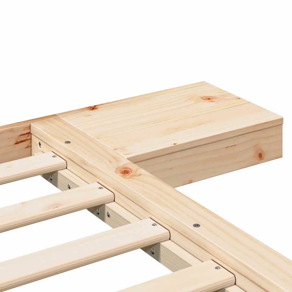 Bettgestell Braun 140 x 200 cm Holz