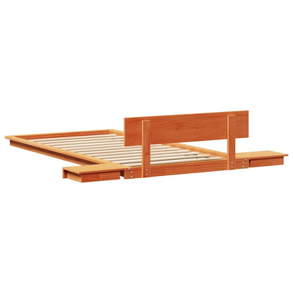 Bettgestell Braun 75 x 190 cm Holz