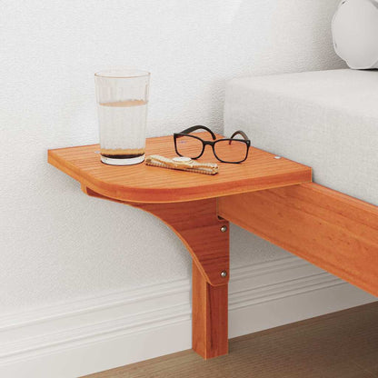 Bettrahmen Wachsbraun 90 x 200 cm Massives Kiefernholz