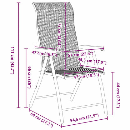 Garten Essgruppe 9 pcs Grau Pulverbeschichteter Stahl