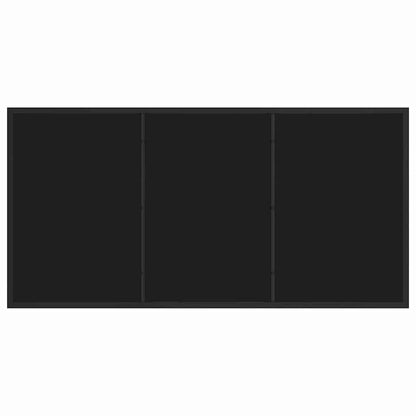 Garten Essgruppe 5 pcs Schwarz Pulverbeschichteter Stahl