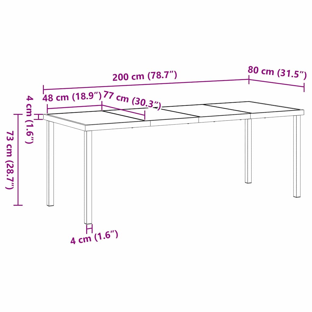 Garten Essgruppe 7 pcs Braun Poly-Rattan