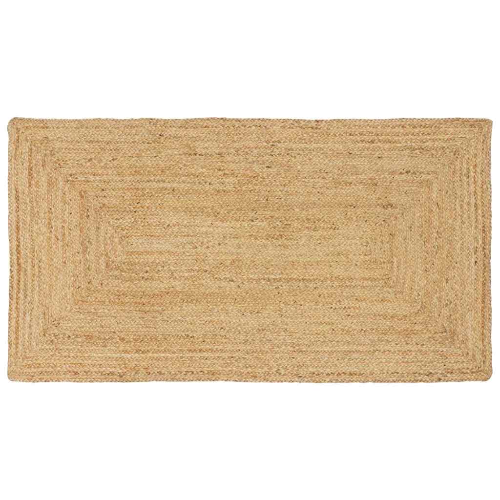 vidaXL Bereichsteppich Beige 80 x 150 cm Jute