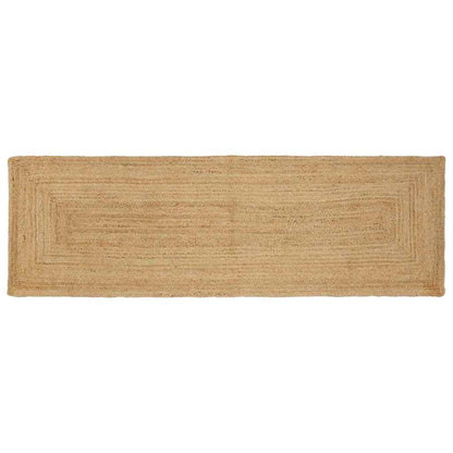 vidaXL Bereichsteppich Beige 80 x 400 cm Jute