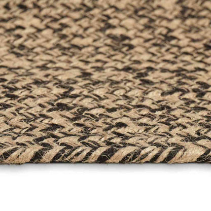 vidaXL Bereichsteppiche Natürlich und Schwarz 60 x 300 cm Jute