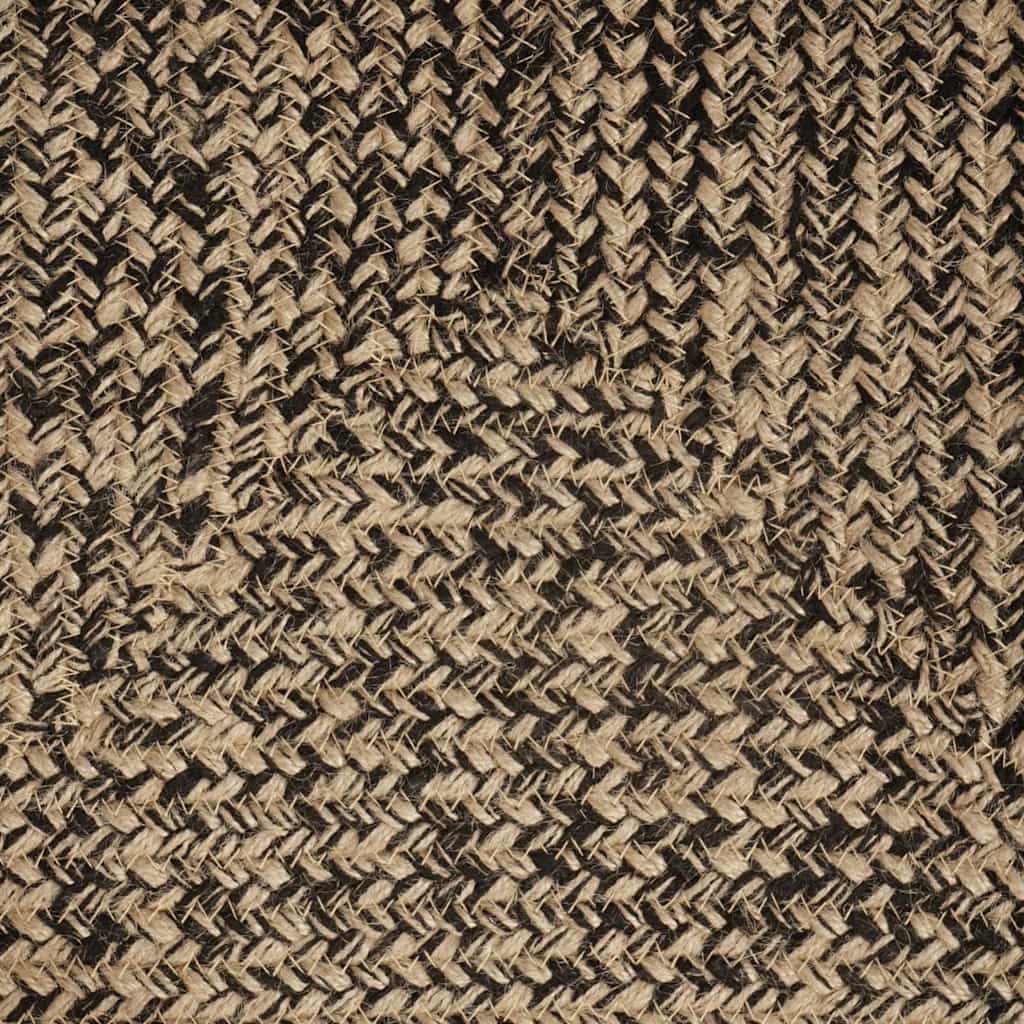 vidaXL Bereichsteppiche Natürlich und Schwarz 60 x 300 cm Jute