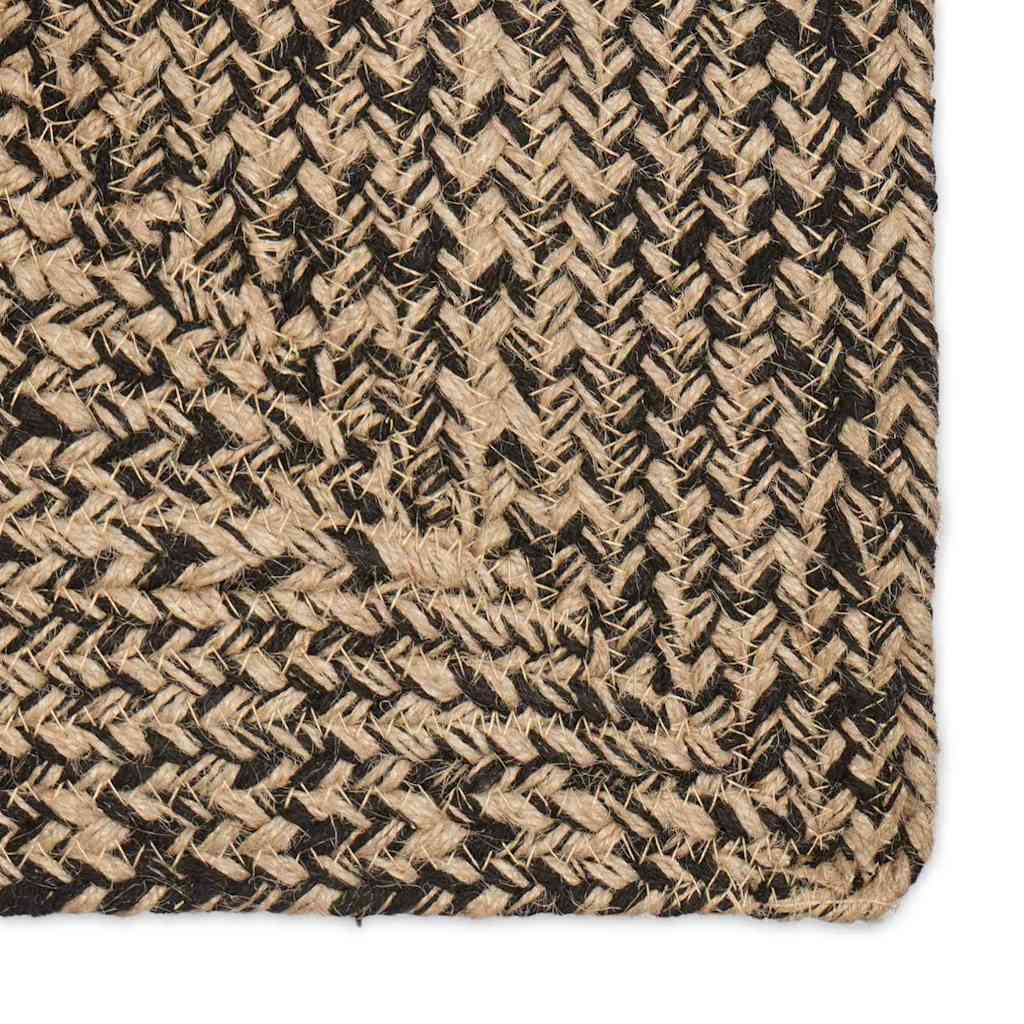 vidaXL Bereichsteppiche Natürlich und Schwarz 80 x 250 cm Jute