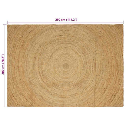 Bereichsteppiche Rechtwinklig Braun 200 x 290 cm Jute