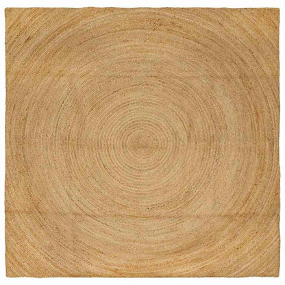 vidaXL Bereichsteppiche Quadratisch Braun 300 x 300 cm Jute