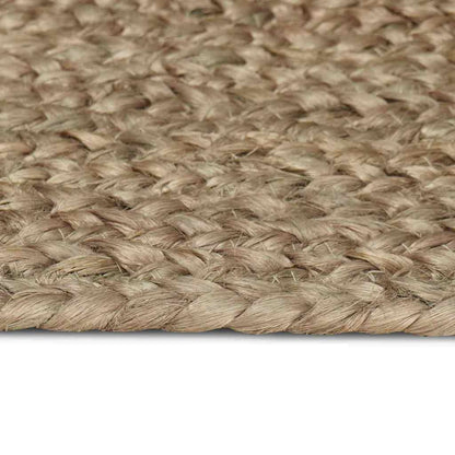 vidaXL Bereichsteppiche Rechtwinklig Grau 120 x 170 cm Jute