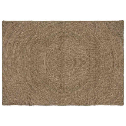 vidaXL Bereichsteppiche Rechtwinklig Grau 120 x 170 cm Jute