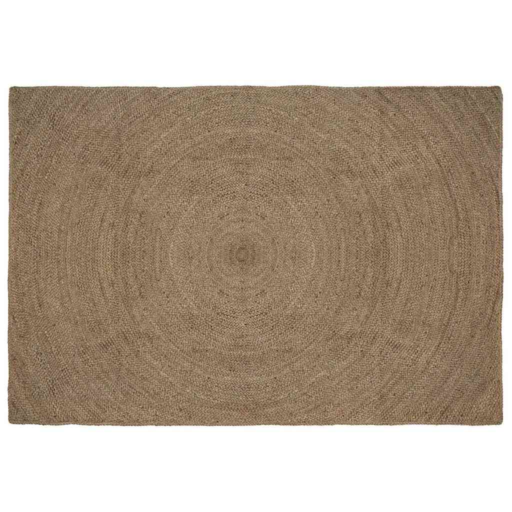 vidaXL Bereichsteppiche Rechtwinklig Grau 240 x 340 cm Jute