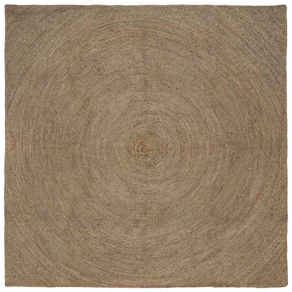 vidaXL Bereichsteppiche Quadratisch Grau 300 x 300 cm Jute