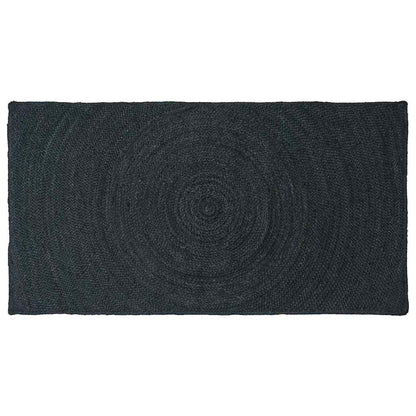 vidaXL Bereichsteppiche Rechtwinklig Dunkelgrau 80 x 150 cm Jute