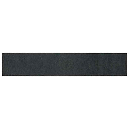 vidaXL Bereichsteppiche Rechtwinklig Dunkelgrau 80 x 400 cm Jute
