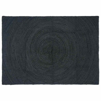 vidaXL Bereichsteppiche Rechtwinklig Dunkelgrau 120 x 170 cm Jute