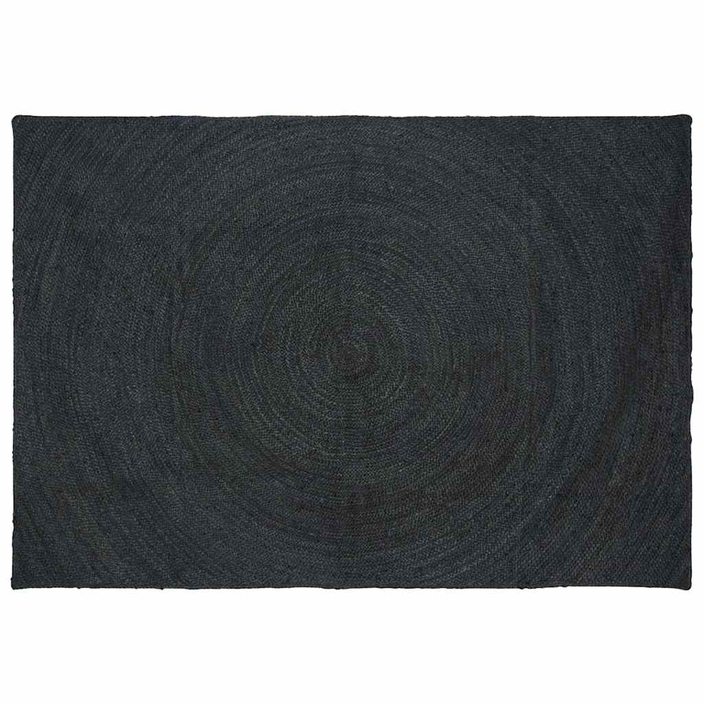 vidaXL Bereichsteppiche Rechtwinklig Dunkelgrau 200 x 290 cm Jute