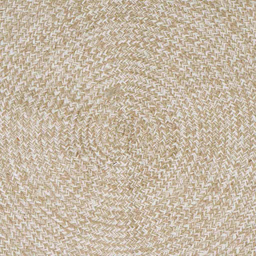 vidaXL Bereichsteppiche Natürlich und Weiß 60 x 250 cm Jute