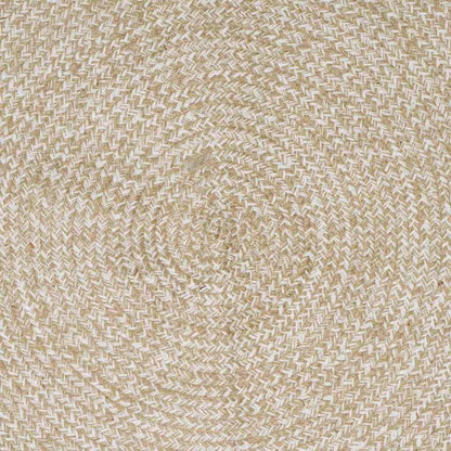 vidaXL Bereichsteppiche Natürlich und Weiß 120 x 170 cm Jute