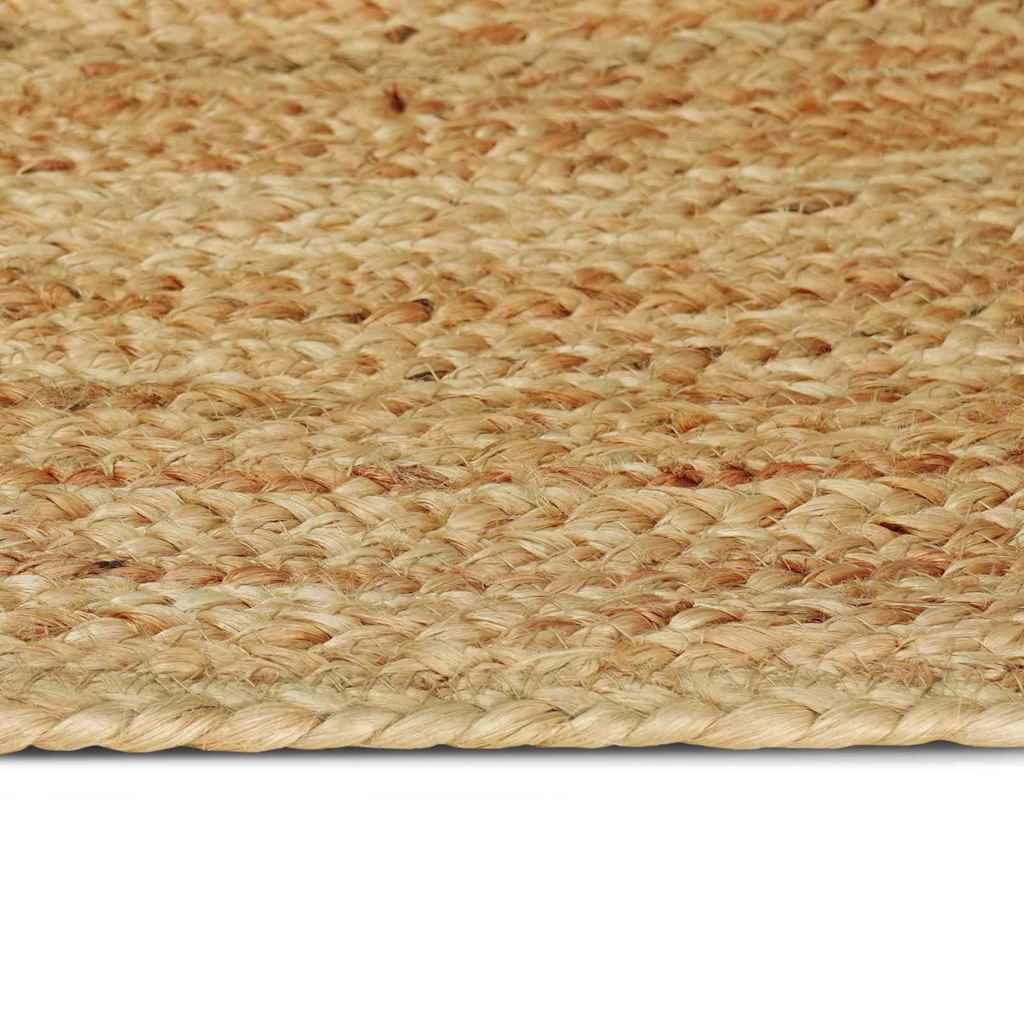 vidaXL Tapis de sol ovales naturels 122 x 183 cm Jute