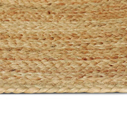 vidaXL Tapis de zone ovale naturel 152 x 245 cm Jute