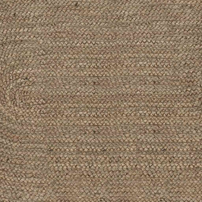 vidaXL Tapis de zone ovale Gris 122 x 183 cm Jute