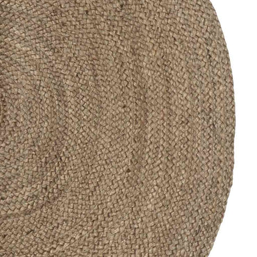 vidaXL Tapis d'appoint Ovale Gris 205 x 305 cm Jute