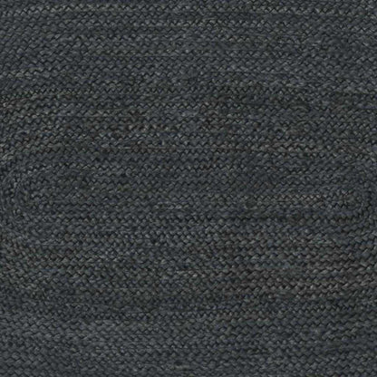 vidaXL Tapis de salon ovales Noir 100 x 152 cm Jute