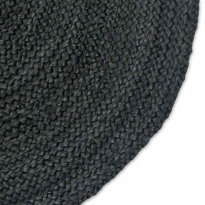 vidaXL Bereichsteppiche Oval Schwarz 122 x 183 cm Jute
