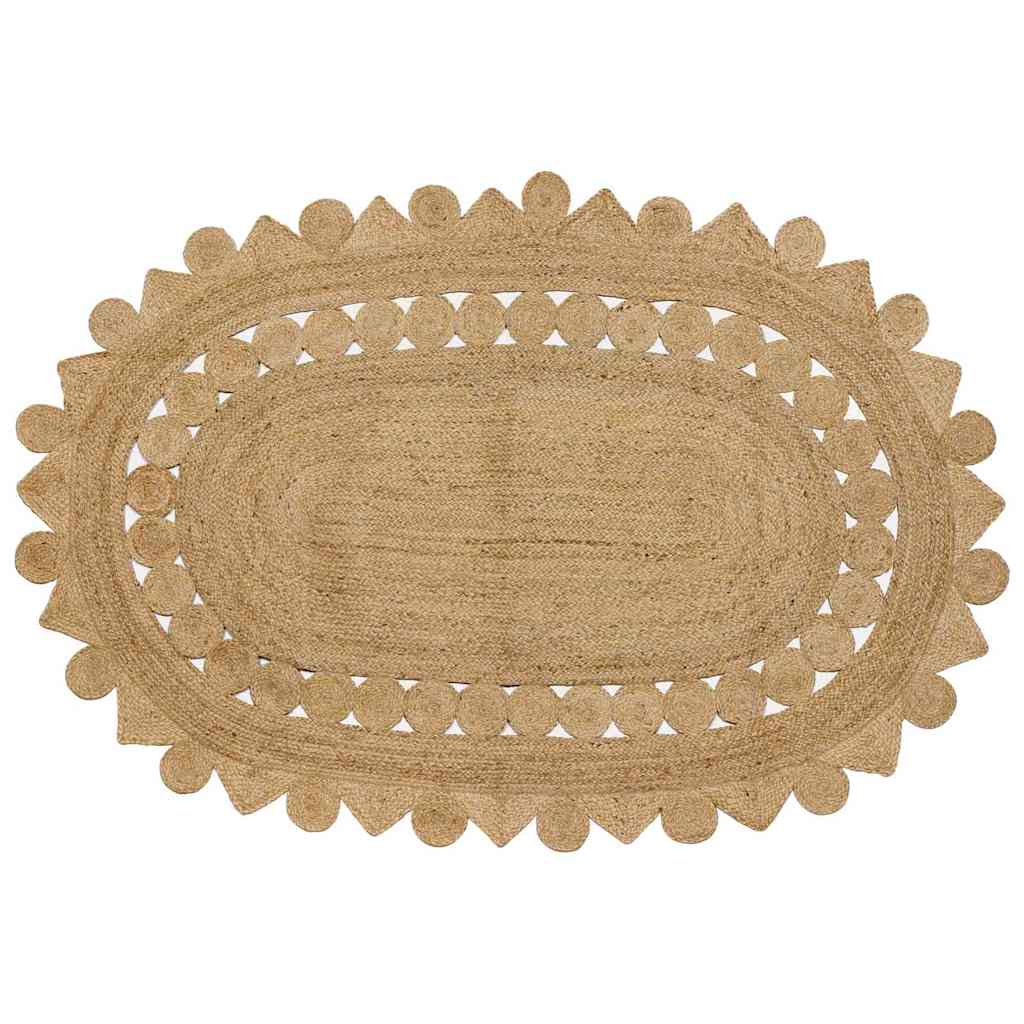 vidaXL Tapis marron 205 x 305 cm jute