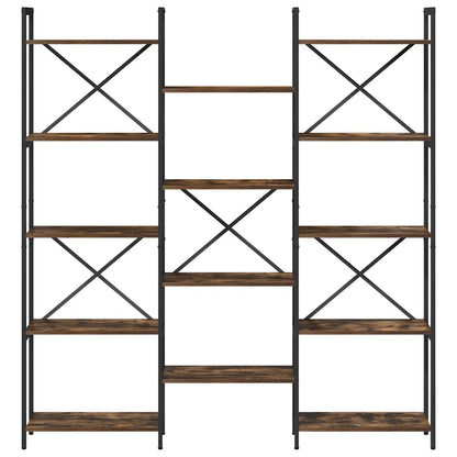 vidaXL Bücherregal Sonoma-Eiche 156 x 25 x 167 cm Holzwerkstoff