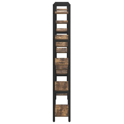 vidaXL Bücherregal Sonoma-Eiche 156 x 25 x 167 cm Holzwerkstoff