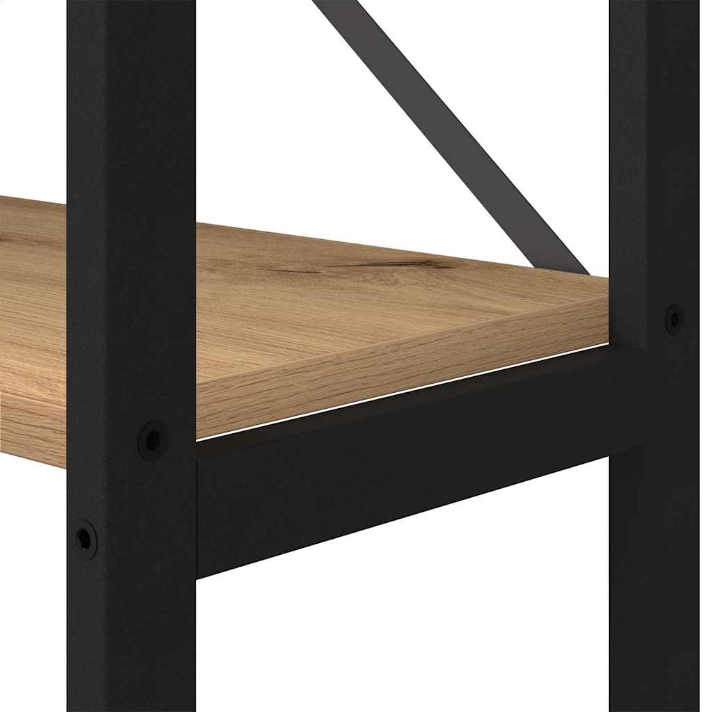 Bücherregal Artisan-Eiche 156 x 25 x 167 cm Holzwerkstoff