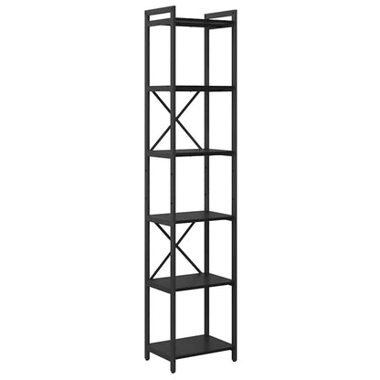 vidaXL Bibliothèque aspect chêne noir 40 x 30 x 189,5 cm