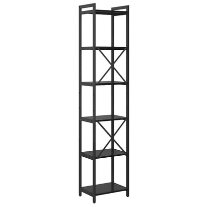 vidaXL Bibliothèque aspect chêne noir 40 x 30 x 189,5 cm