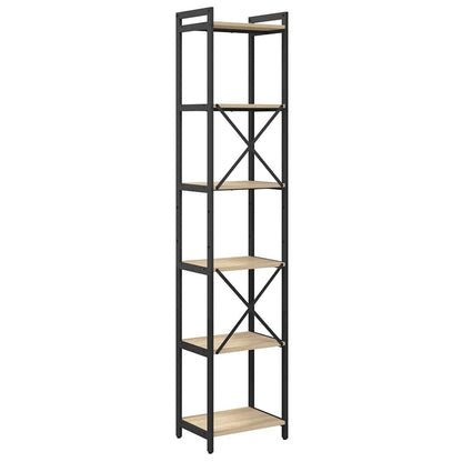 vidaXL Bibliothèque chêne sonoma 40 x 30 x 189,5 cm Bois d'ingénierie