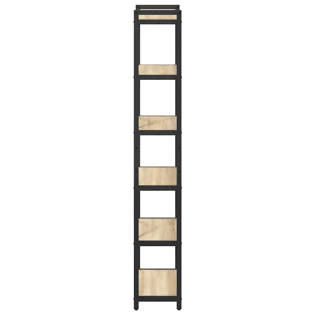 vidaXL Bibliothèque chêne sonoma 40 x 30 x 189,5 cm Bois d'ingénierie