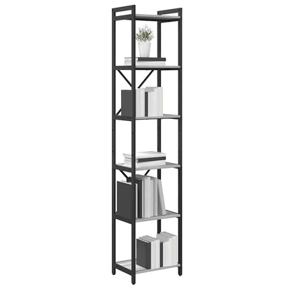 vidaXL Bibliothèque gris Sonoma 40 x 30 x 189,5 cm, bois d'ingénierie