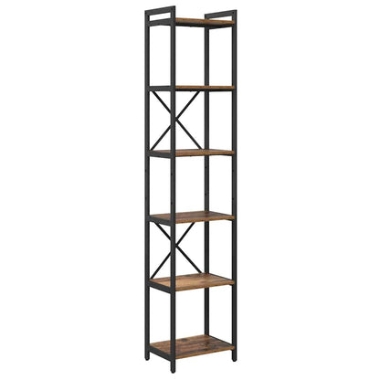 vidaXL Étagère à livres en bois de récupération 40 x 30 x 189,5 cm Bois d'ingénierie