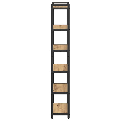 vidaXL Bibliothèque Chêne artisan 40 x 30 x 189,5 cm Bois d'ingénierie