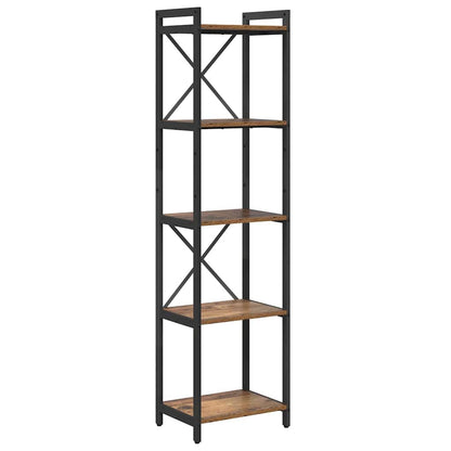vidaXL Bibliothèque en bois de récupération 40 x 30 x 155 cm en bois d'ingénierie