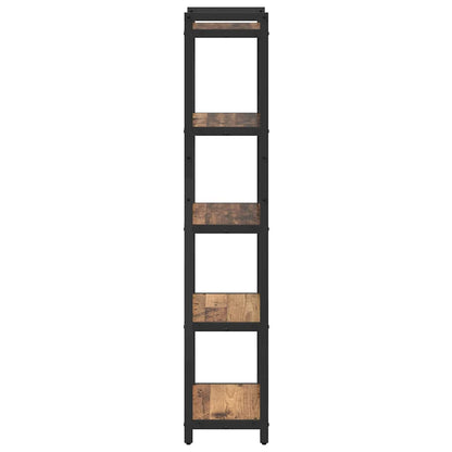 vidaXL Bibliothèque en bois de récupération 40 x 30 x 155 cm en bois d'ingénierie