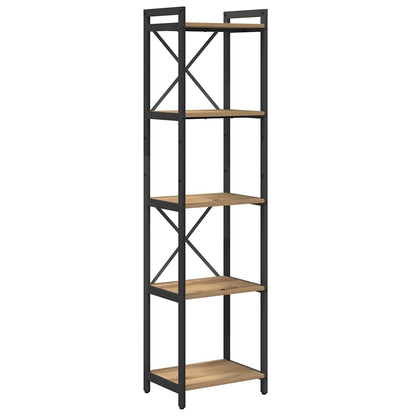 vidaXL Bibliothèque chêne artisan 40 x 30 x 155 cm aggloméré