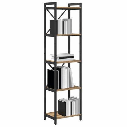 vidaXL Bibliothèque chêne artisan 40 x 30 x 155 cm aggloméré