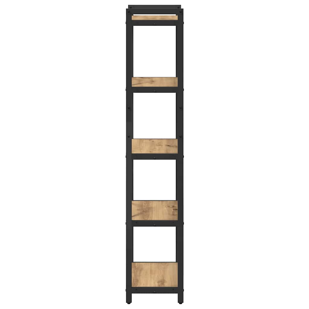 vidaXL Bibliothèque chêne artisan 40 x 30 x 155 cm aggloméré