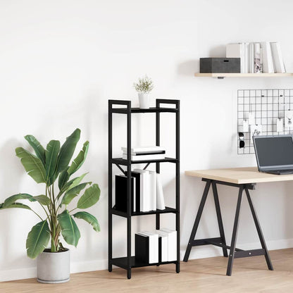vidaXL Bibliothèque Noir aspect chêne 40 x 30 x 85 cm Bois d'ingénierie