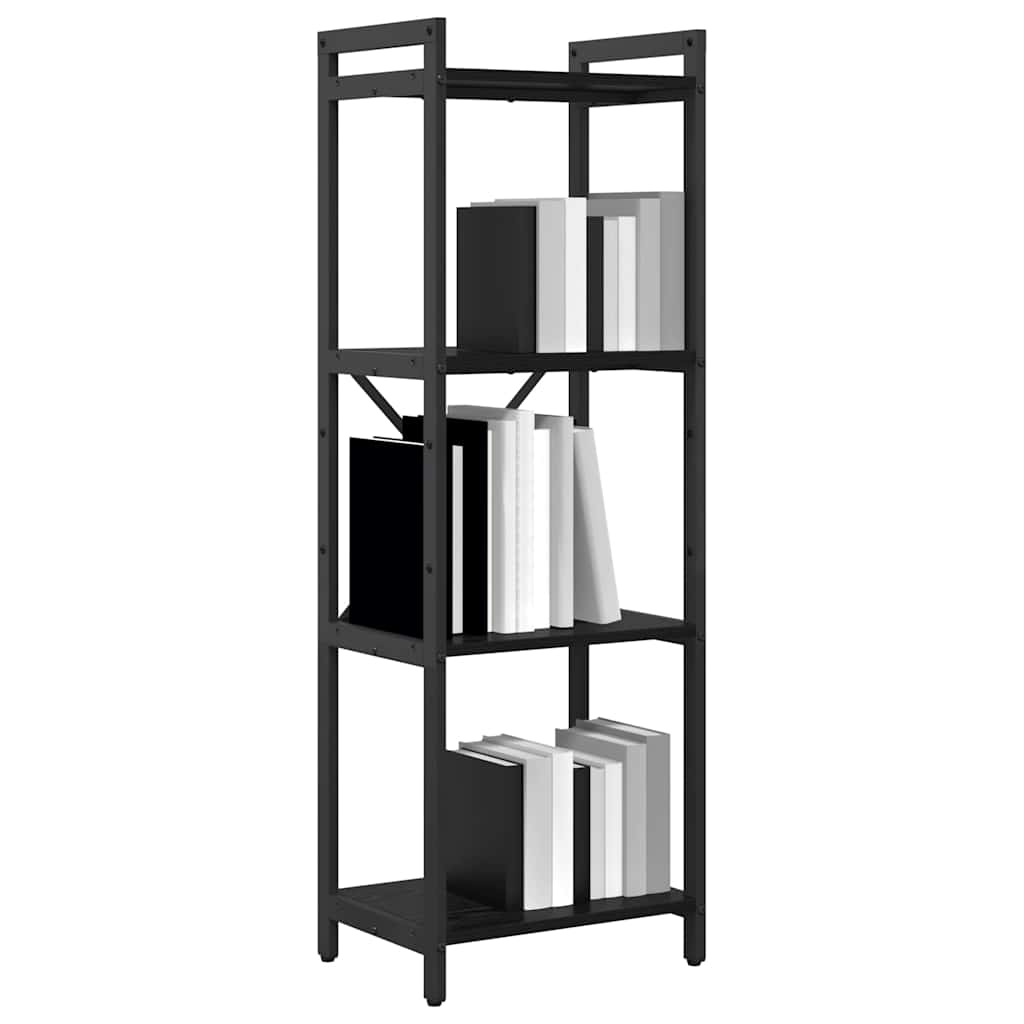vidaXL Bibliothèque Noir aspect chêne 40 x 30 x 85 cm Bois d'ingénierie