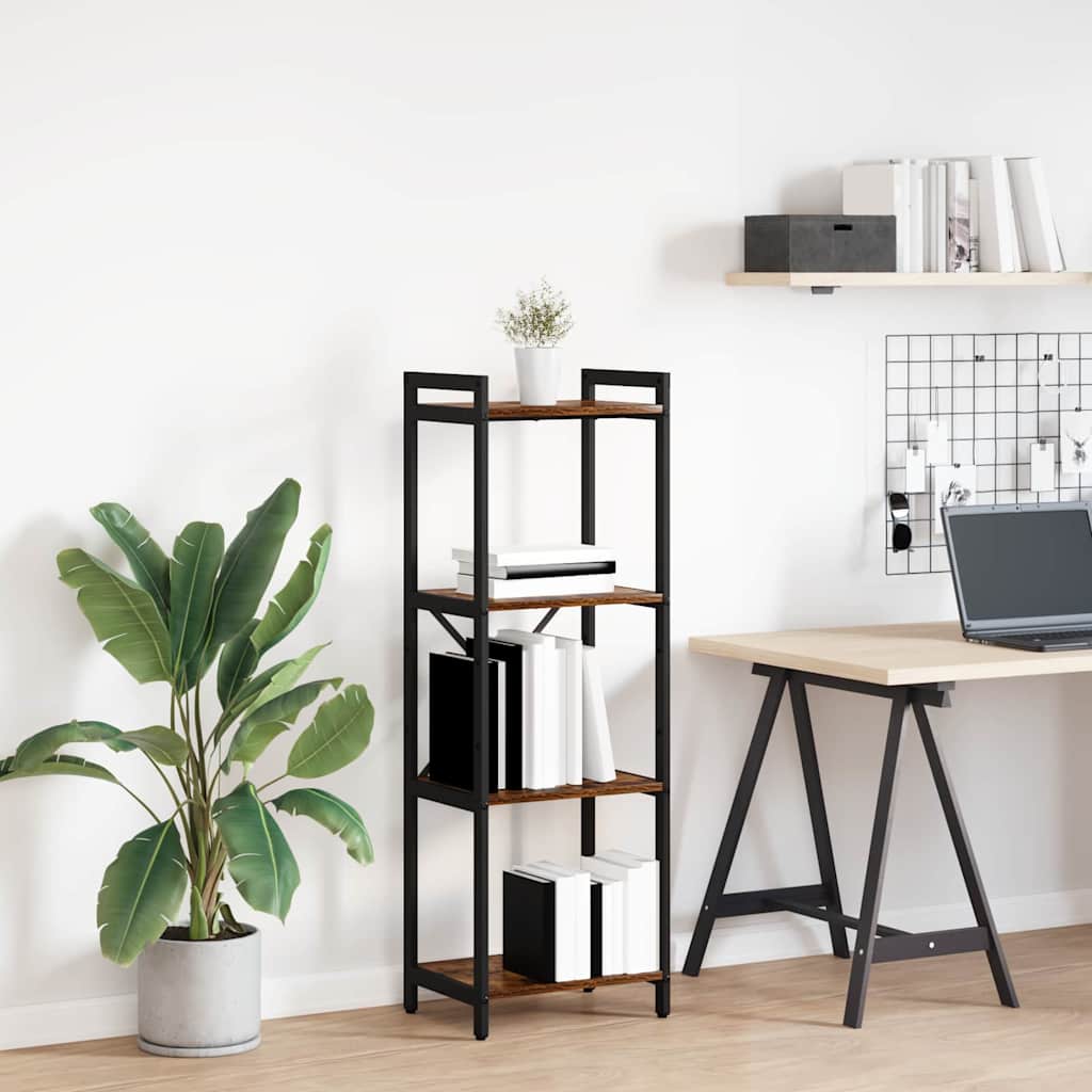 Bücherregal Geräucherte Eiche 40 x 30 x 85 cm Holzwerkstoff